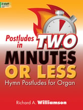 Postludes in Two Minutes or Less Organ sheet music cover